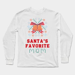 Christmas Mom Gift Long Sleeve T-Shirt